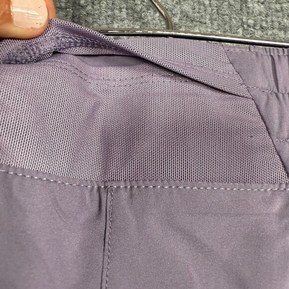 New Nike Womens Size XL Dri-Fit Brief Lined Training Shorts Pink Elastic Waist - Picture 4 of 10